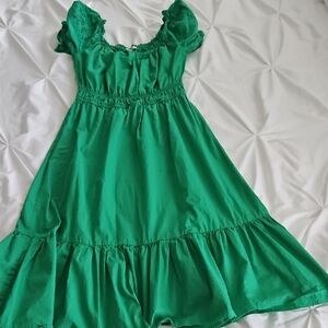 Elegant Green Maxi Dress